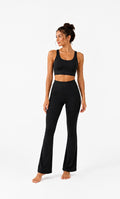 Criss Cross Bra and High Waisted Flare Legging