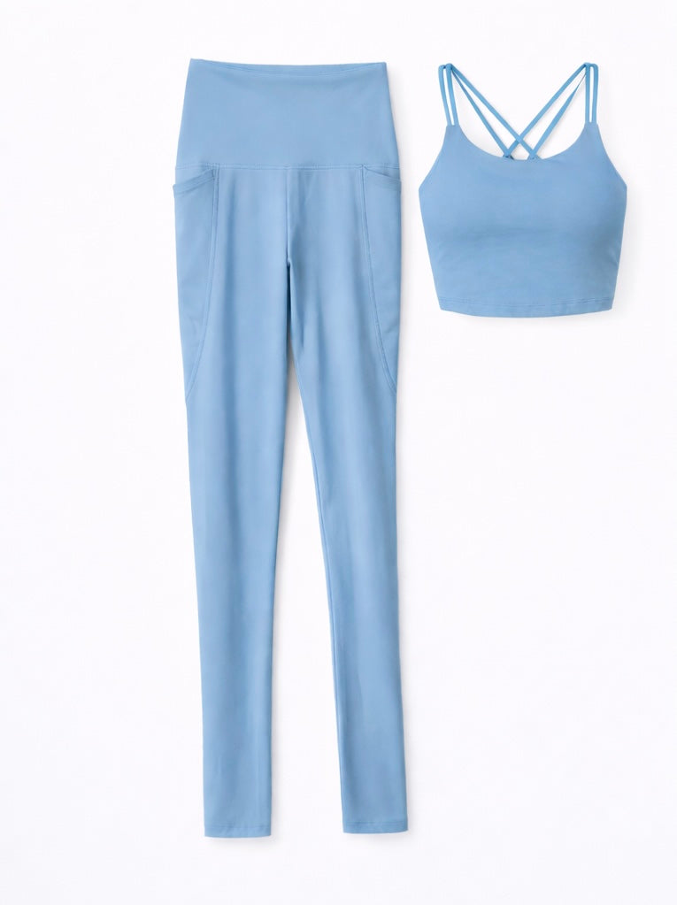 Crossover High Waisted Legging Set