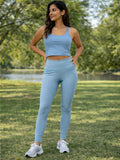 Crossover High Waisted Legging Set