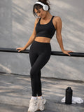 Crisscross High Waisted Legging Set